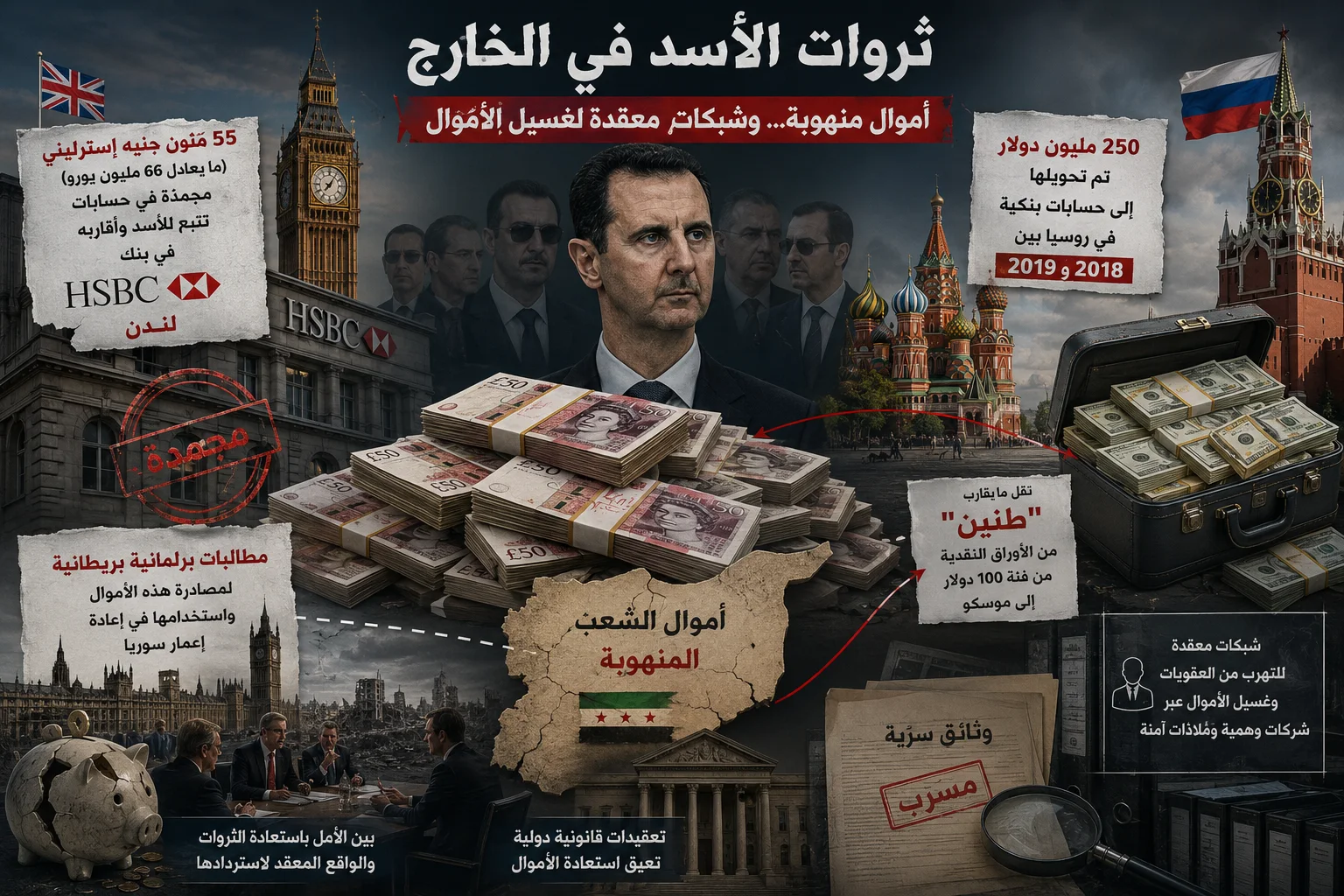 تحقيقات دولية حول شبكات أموال مرتبطة بالنظام السوري السابق: بين الأرقام المتداولة وصعوبة التوثيق القانوني