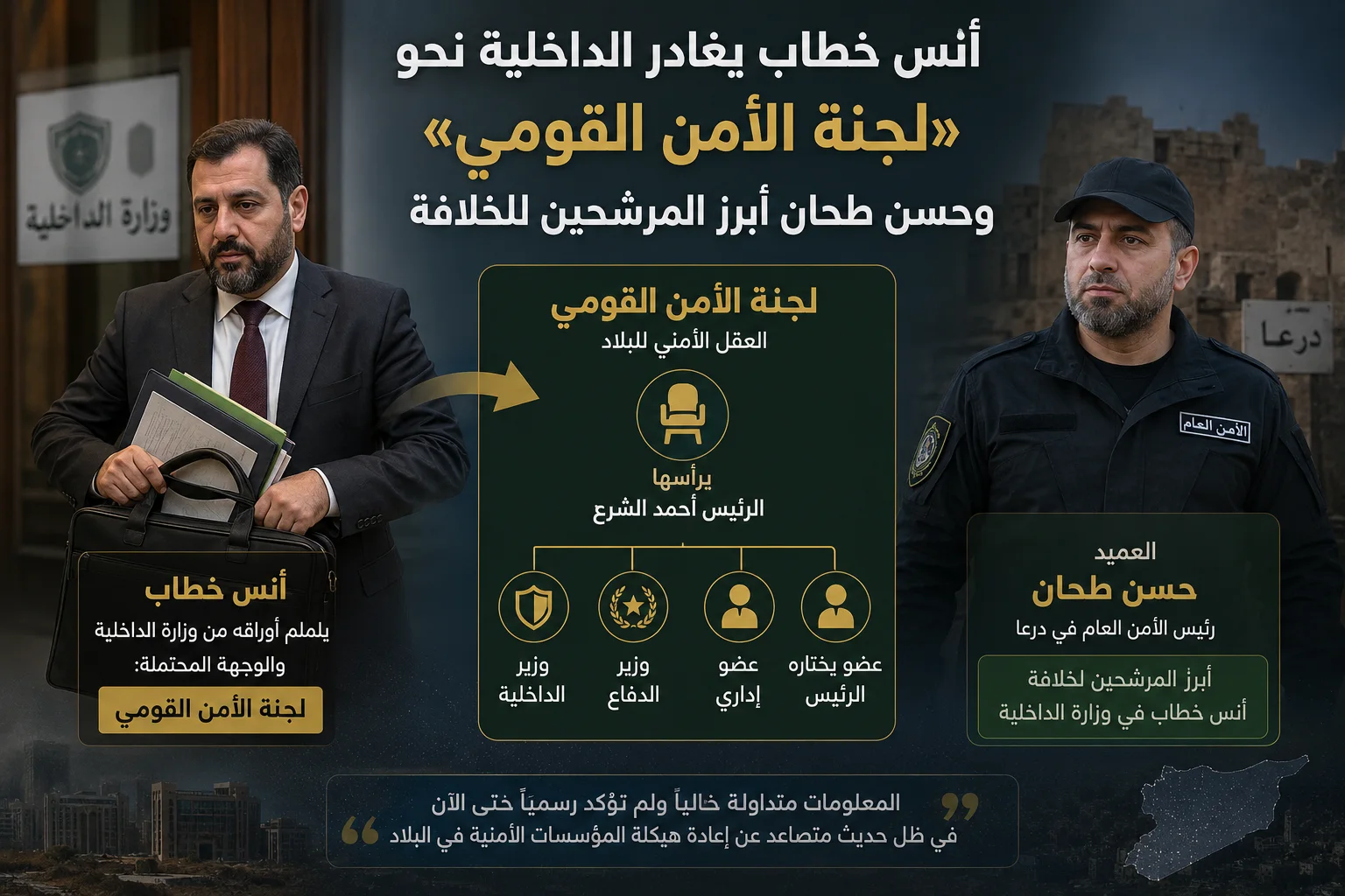 أنس خطاب يغادر الداخلية نحو «لجنة الأمن القومي»... وحسام طحان أبرز المرشحين للخلافة