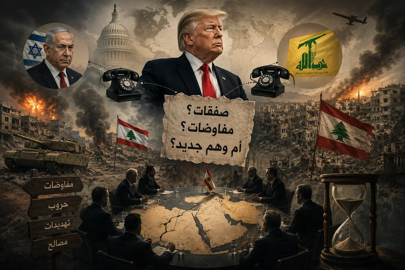توتر سياسي واسع في لبنان بعد إعلان واشنطن حول وقف إطلاق النار وتصاعد الرفض الداخلي